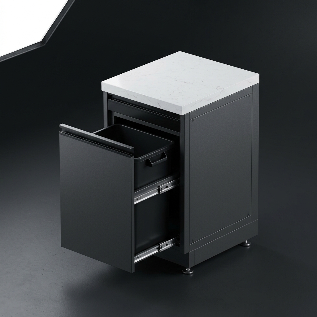 Pull Out Trash Can 18"